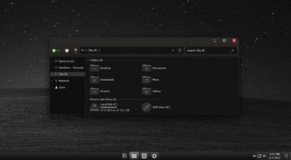 Windows XP Dark v1 Theme for Windows 11