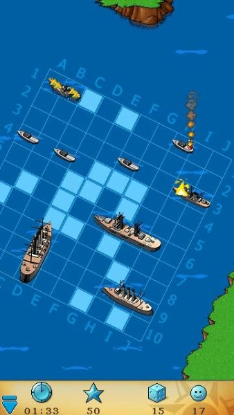 WARSHIPS-SEA ON FIRE