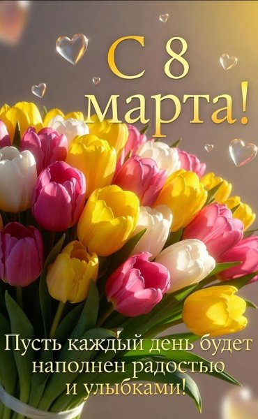 С ПРАЗДНИКОМ 8 МАРТА!