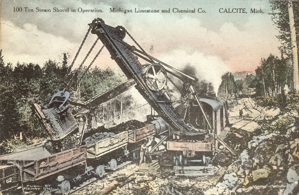 ton steam shovel, circa 1919