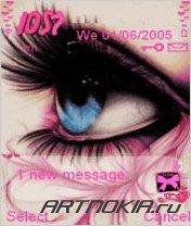 Pink-eye-Nokia-Theme