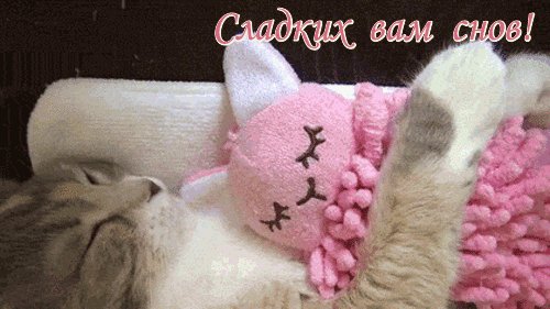 Анимированная открытка сладких вам снов