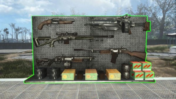 Filled Weapon Displays