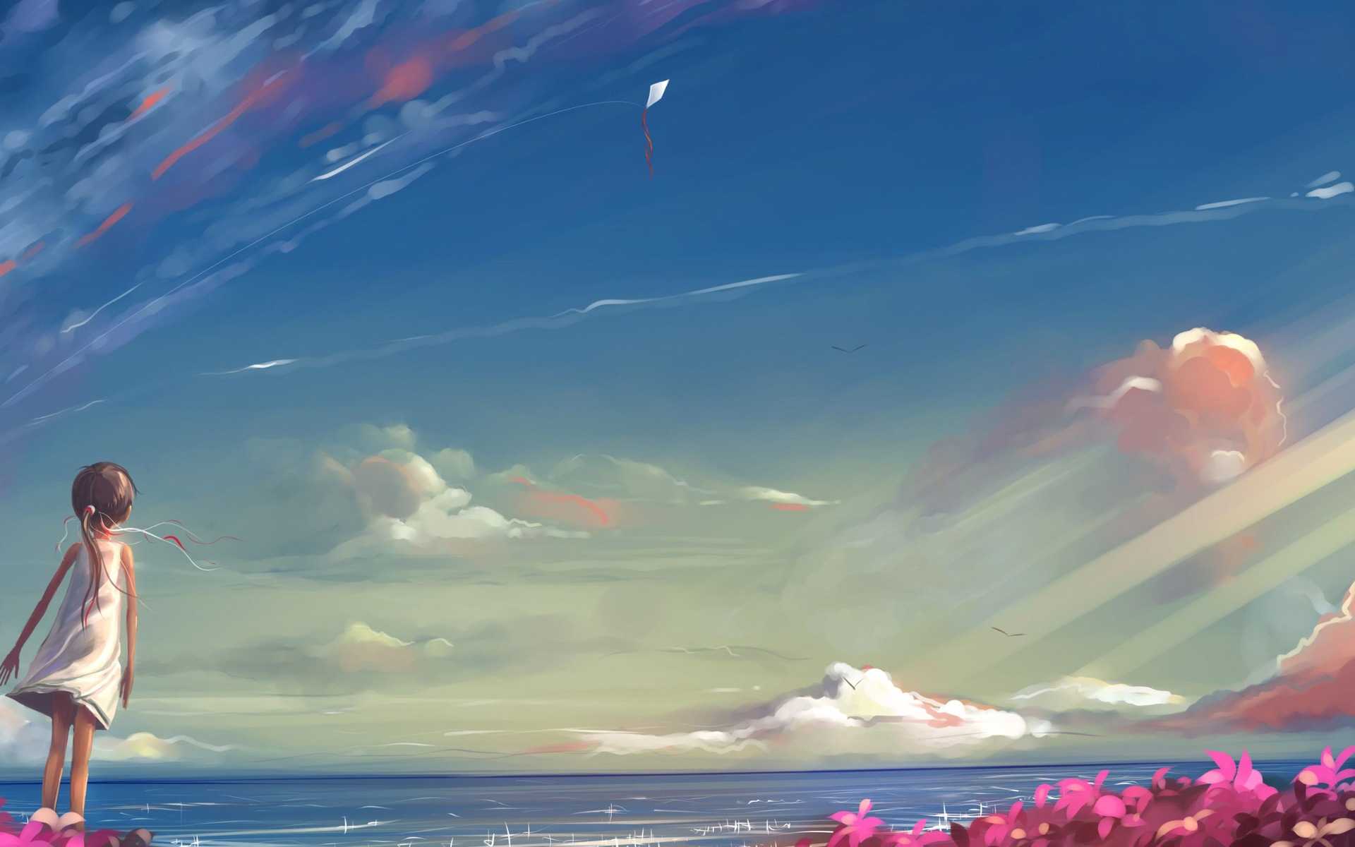 anime-girl-looking-at-sky-3840x2400