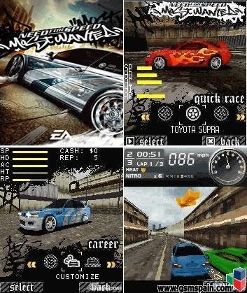 3D NFS Most Wanted Nokia s40 240x320