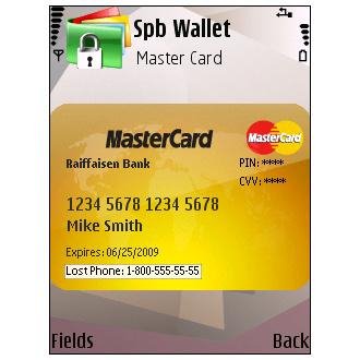 Wallet symbian 9