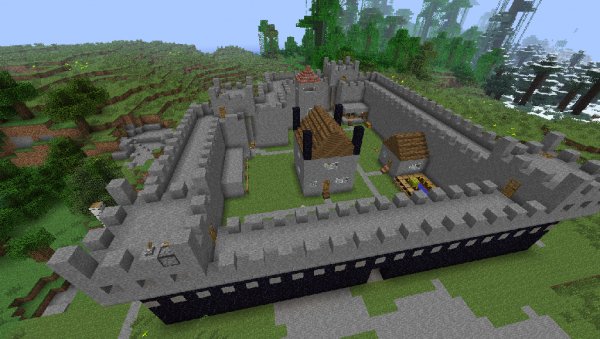 замок minecraft