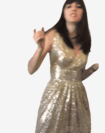 Sticker dancing-girl