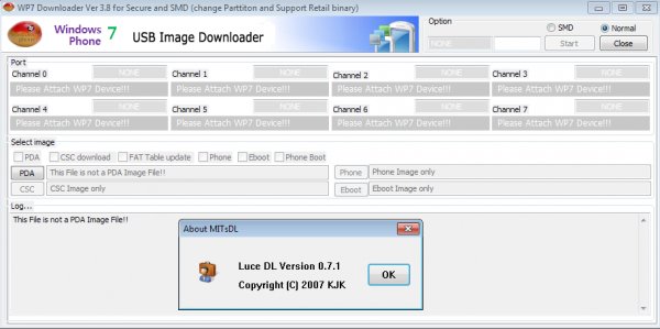 WP7 Downloader Ver 3.8 for Secure and SMD
