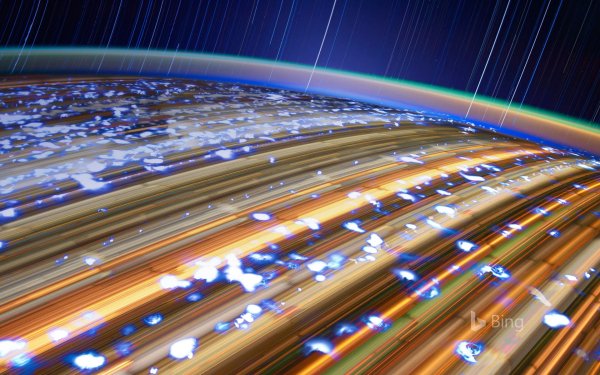 Bing in Space citylights space