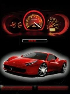 Ferrari car red speed спидометр