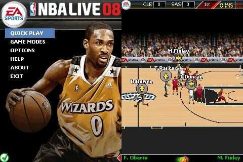 NBA LIVE-08 240x320