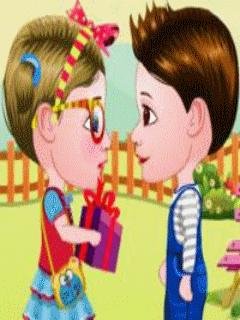 Baby Hazel and Liam Valentines Day
