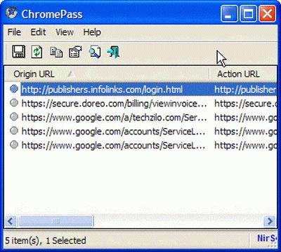 ChromePass 1.32 Portable