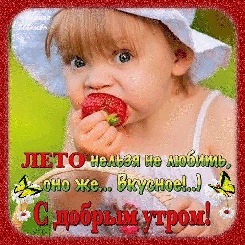 Анимированная открытка лето нельзя не