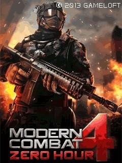Modern Combat 4 Sam GT S8000 RU 480x800