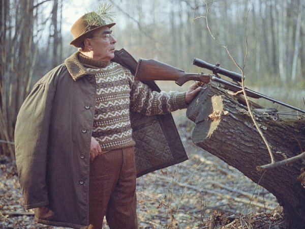 Леонид Брежнев на охоте 76338857