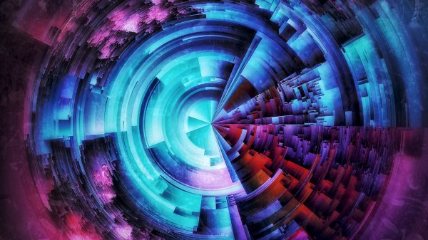 neon abstract 4k