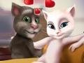 Talking Tom and Angela Kissing