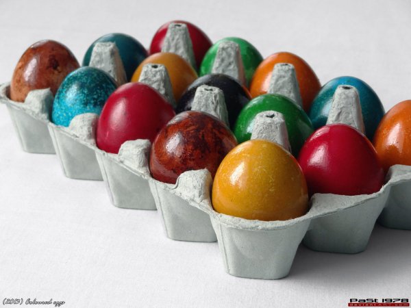 Coloured eggs