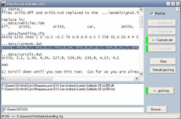 IMG Pro Car Installer v0.7