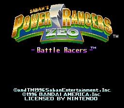 Power Rangers Zeo - Battle Racers