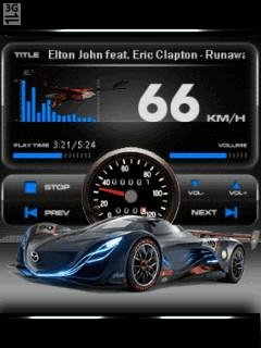 Mazda furai neon car спидометр анимация