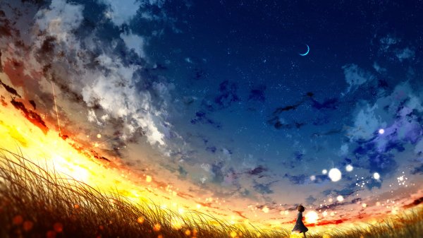 sunset-sky-anime-scenery-uhdpaper.com-4K-6.1035