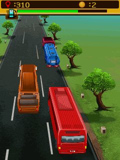 Red Bus Express 3D-320x240 Nokia