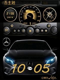 Mercedes benz player спидометр анимация