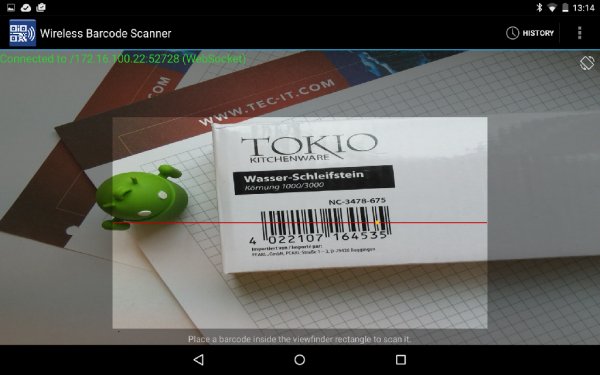 Wireless Barcode Scanner 1.1.0