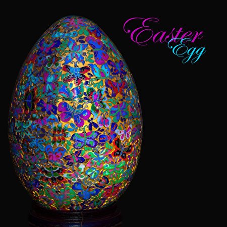 Easter Black background Word Lettering English 581851 450x450