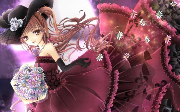 dress reki lolita fashion anim 2560x1600