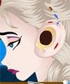 Frozen Elsa Ear Cleaning