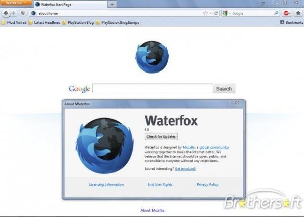 Waterfox 32.0.3 Setup