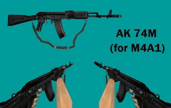 ак74 вместо м4а1