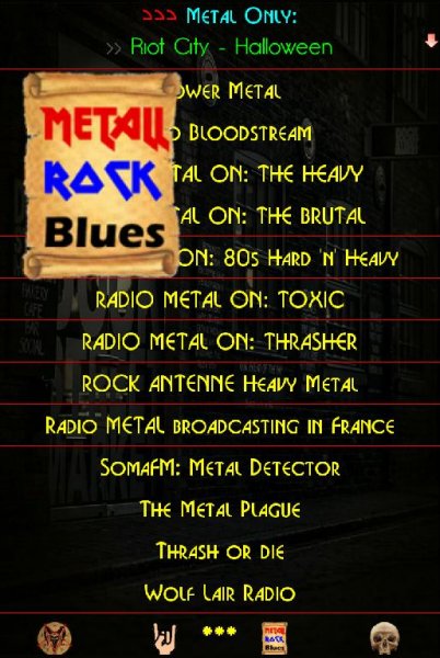 Metal Rock Blues Radio 9.99 (Мод без обоев)