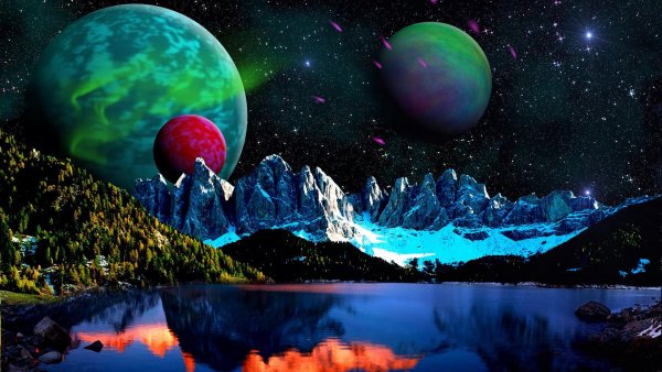 Kosmos fantastika planety