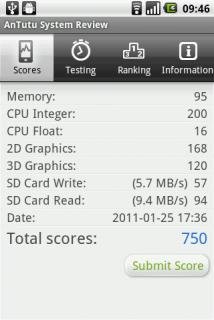AnTutu System Benchmark 1.4