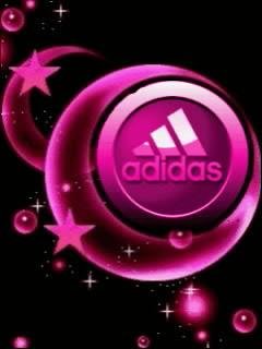 Adidas розовое анимация