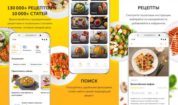 Food пошаговые рецепты v1.43 MOD