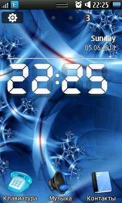 e.s.theme lightning blue