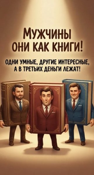 Мужчины как книги