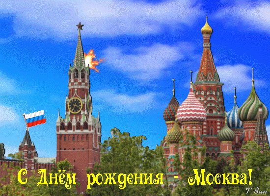 анимированная открытка с днём рождения