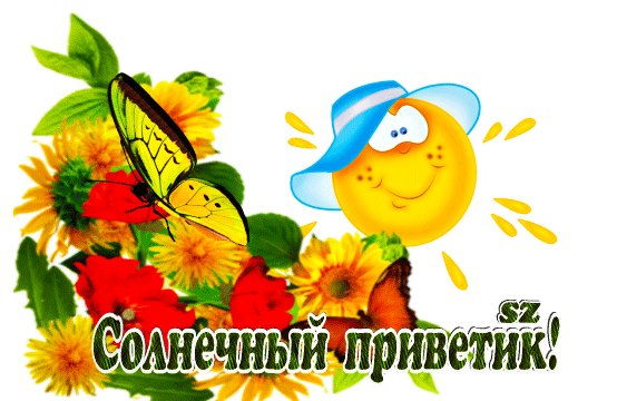 Анимированная открытка солнечный приветик (1)