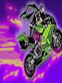 Ninja on a Motorcycle