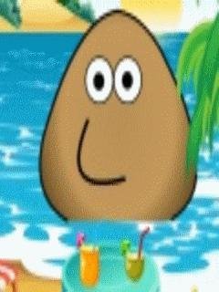 Pou At The Beach