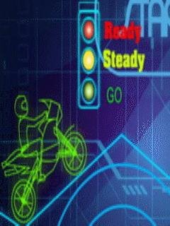 Neon World Biker