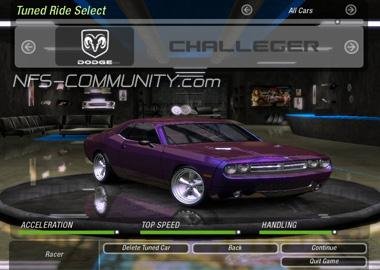 Dodge Challenger Concept (RT) Замена для