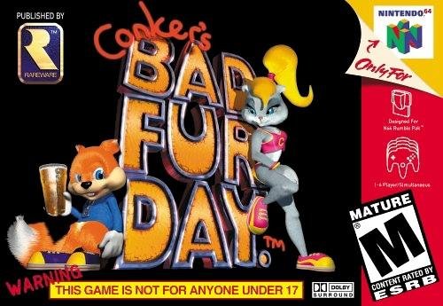 Conker 39 s Bad Fur Day Rus N64